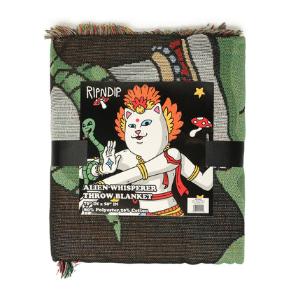 Ripndip Alien Whisperer Woven Blanket Black