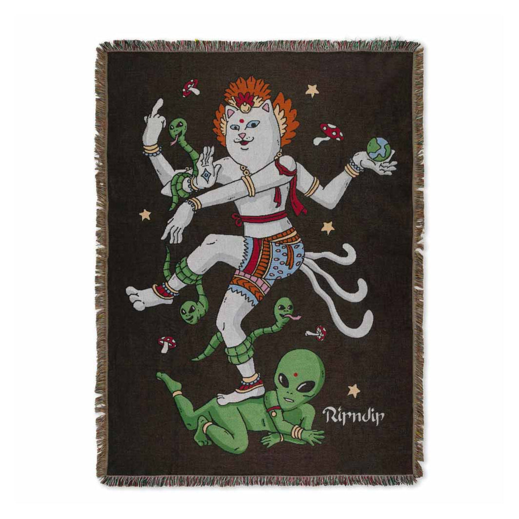 Ripndip Alien Whisperer Woven Blanket Black