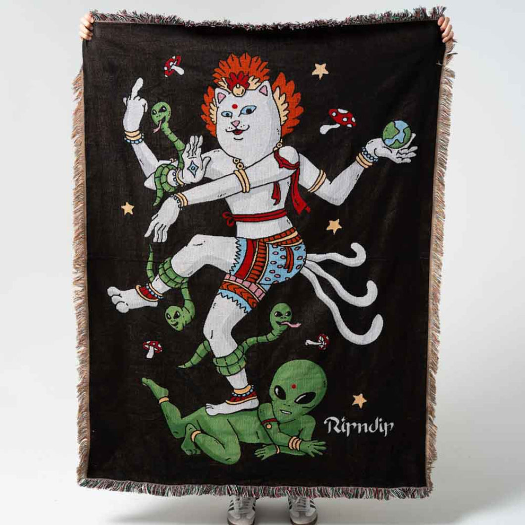 Ripndip Alien Whisperer Woven Blanket Black