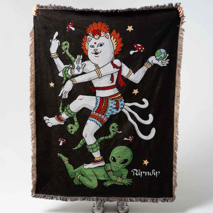 Ripndip Alien Whisperer Woven Blanket Black