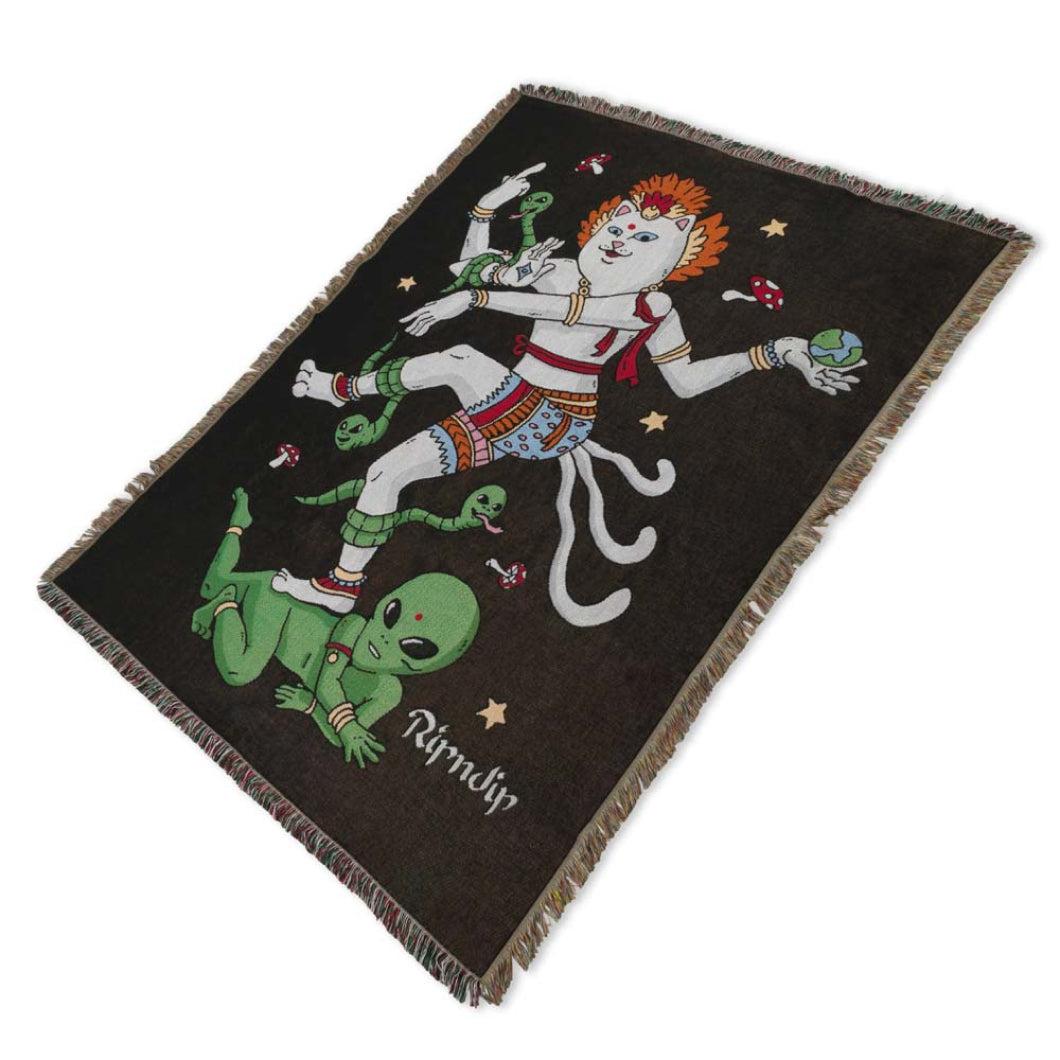 Ripndip Alien Whisperer Woven Blanket Black