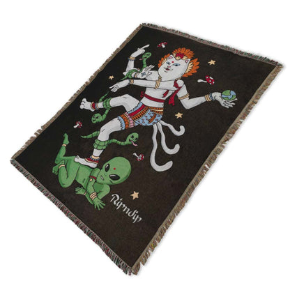 Ripndip Alien Whisperer Woven Blanket Black