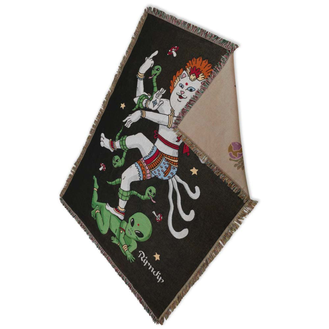 Ripndip Alien Whisperer Woven Blanket Black