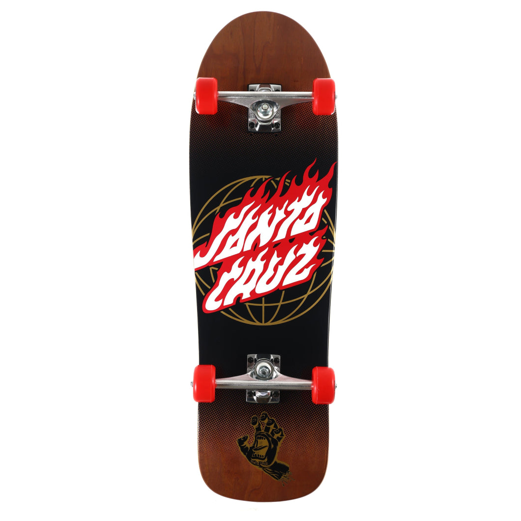 Santa Cruz Global Flame Dot Cruzer Complete – 9.7" x 31.7"