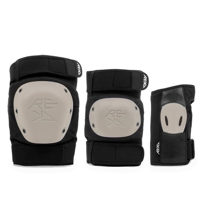 REKD Shield Triple Pad Set - Black / Beige