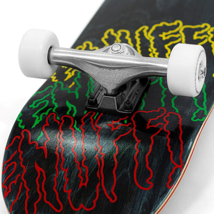 Enuff Three Tier Reloaded Complete Skateboard - Black - 8"