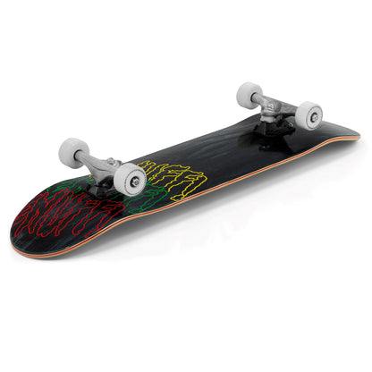 Enuff Three Tier Reloaded Complete Skateboard - Black - 8"