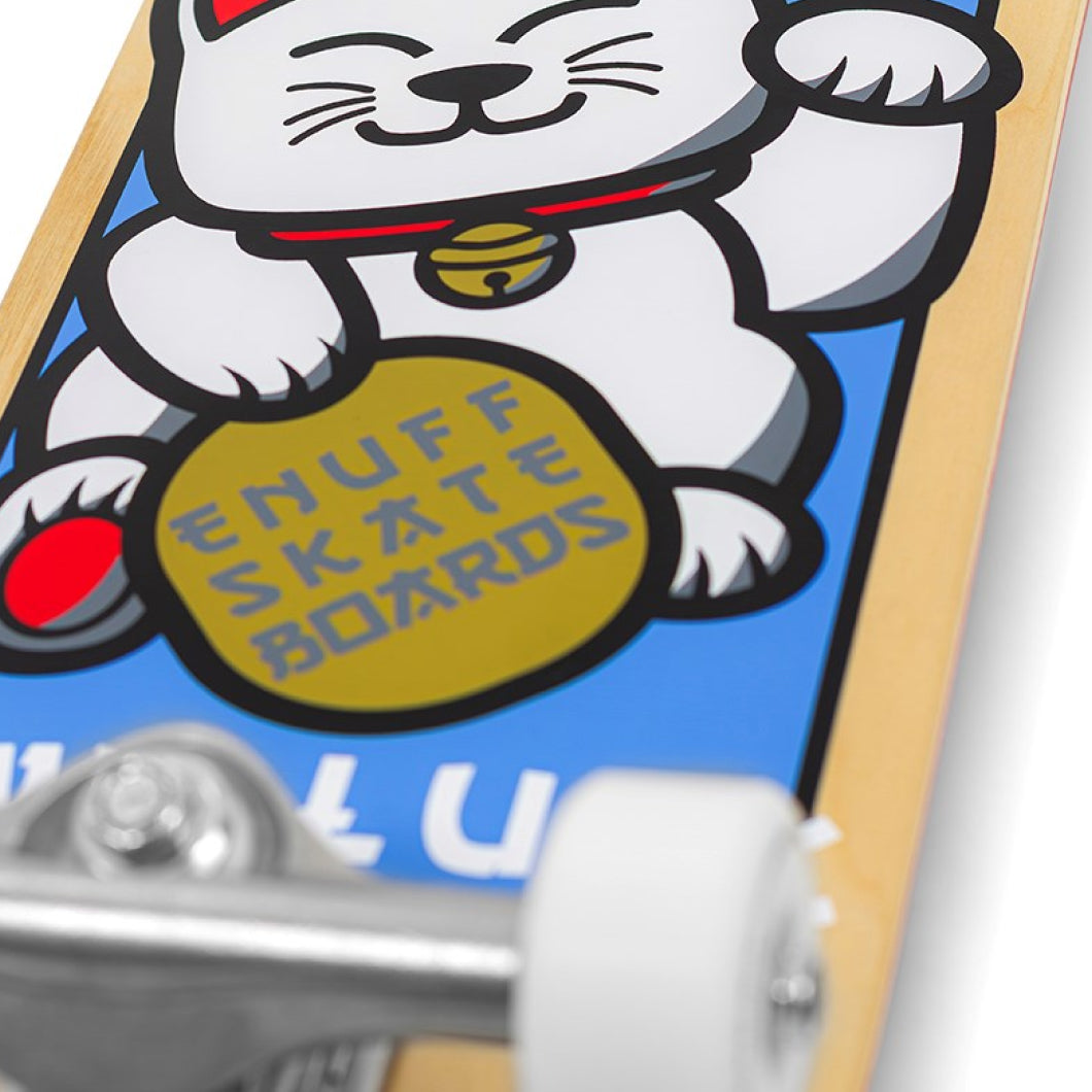 Enuff Lucky Cat Mini Complete Skateboard - Natural - 7.25"