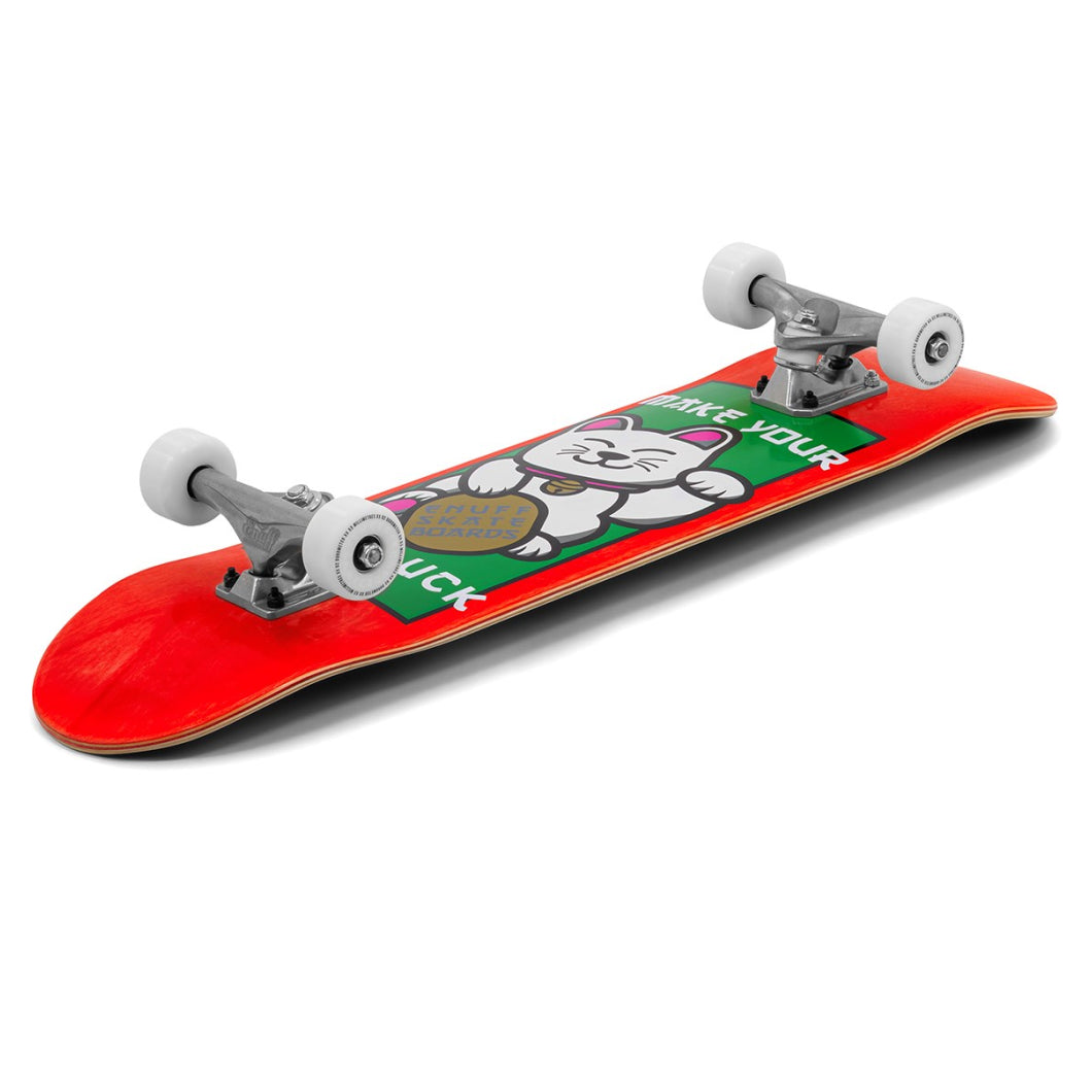 Enuff Lucky Cat Mini Complete Skateboard - Red - 7.25"