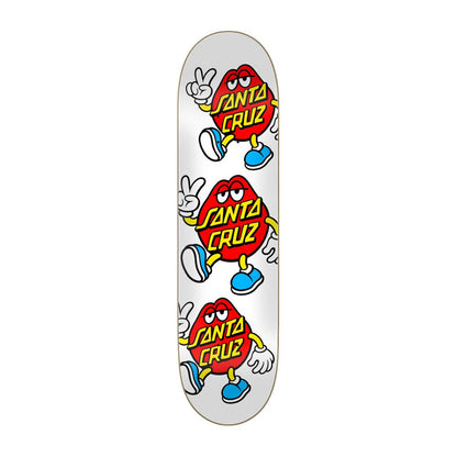 Santa Cruz Team Deck (UK) Dot Guy ATV White 8 IN