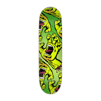 Santa Cruz Team Deck (UK) Crowded Hand ATV Green 8.5 IN