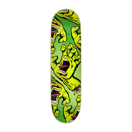 Santa Cruz Team Deck (UK) Crowded Hand ATV Green 8.5 IN