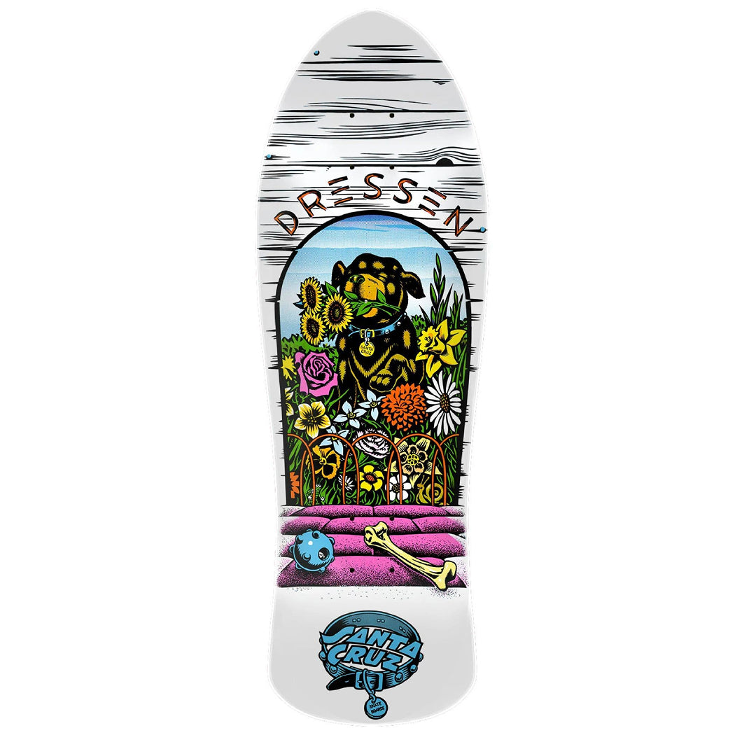 Santa Cruz Reissue Deck (UK) Dressen Pup Multi 9.5 IN