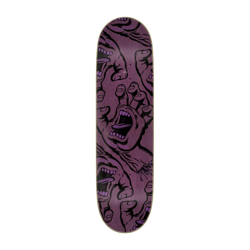 Santa Cruz Team Deck (UK) Crowded Hand ATV Green 8.5 IN