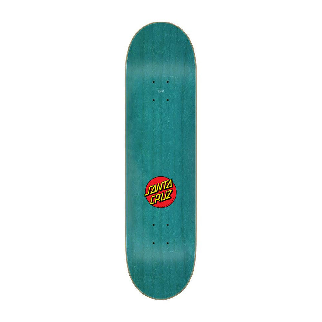 Santa Cruz Team Deck (UK) Dot Guy ATV White 8 IN