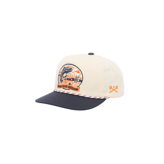 Dark Seas Whitley 5-Panel Unstructured Snapback
