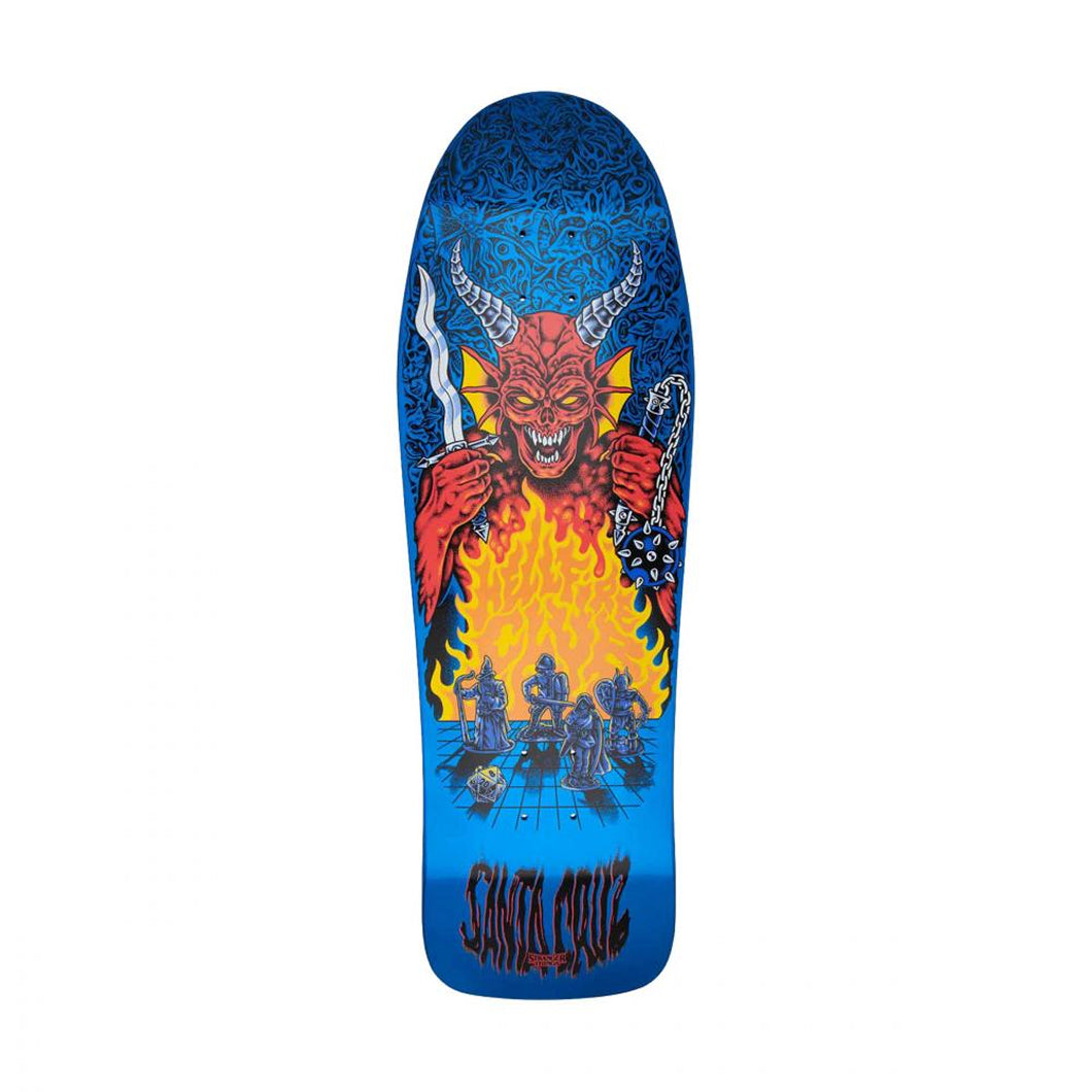 Santa Cruz ST Deck (UK) Stranger Things Knox Hellfire Blue 10.07 IN