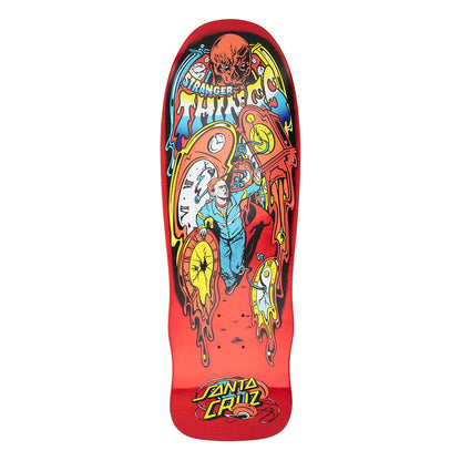 Santa Cruz ST Deck (UK) Stranger Things Melting Clock Red 9.7 IN