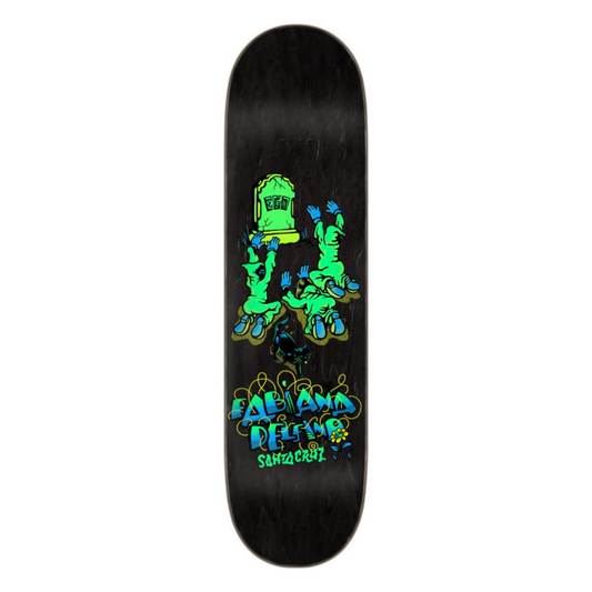 Santa Cruz Decks Delfino Ego Pro - Black/Green 8.25 IN