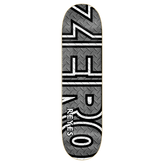 Zero Skateboard Deck Diamond Plate Bold David Reyes 8.25"