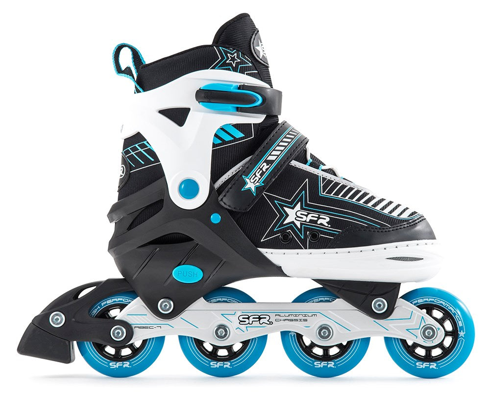 SFR Pulsar Adjustable Children's Inline Skates - Blue