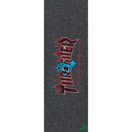 SCR x Thrasher Griptape Screaming Flame Logo