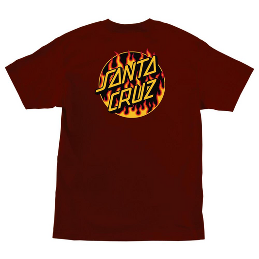 SCR x Thrasher T-Shirt Thrasher (Burgundy)