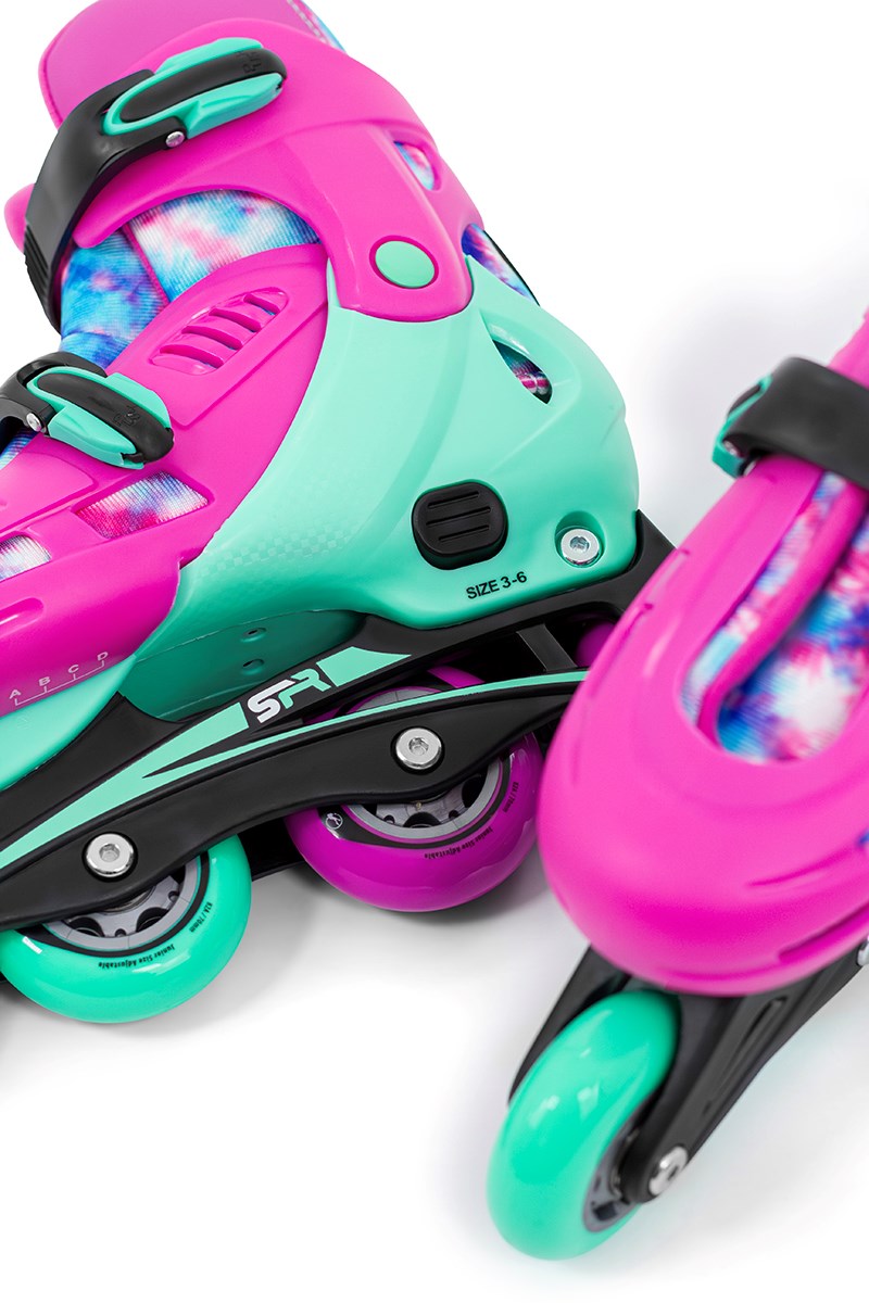 SFR Cyclone II Adjustable Inline Skates - Tie-Dye