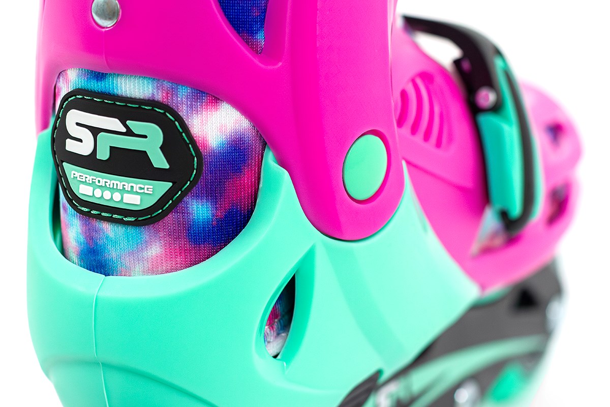 SFR Cyclone II Adjustable Inline Skates - Tie-Dye