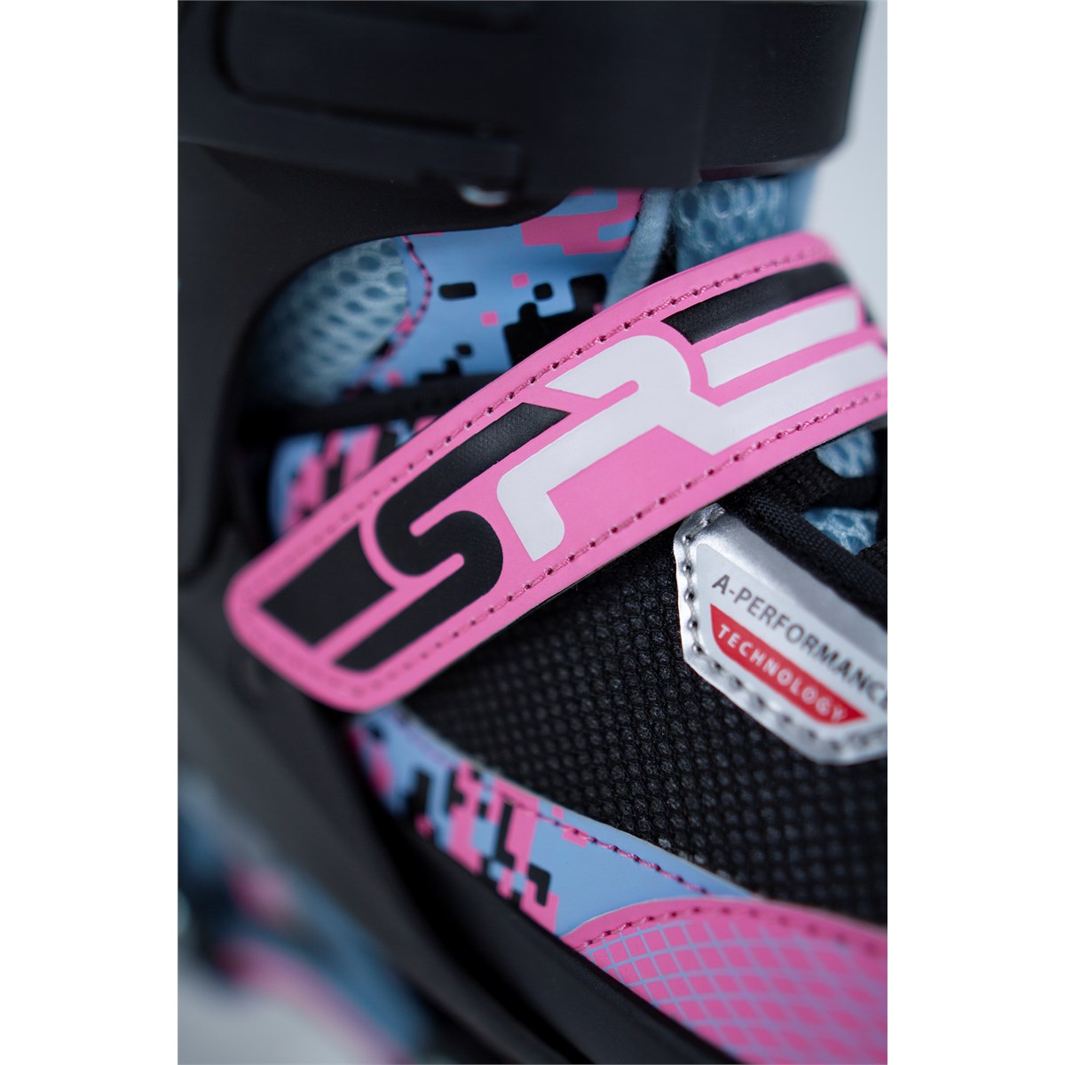 SFR Pixel Adjustable Children's Inline Skates - Blue/Pink