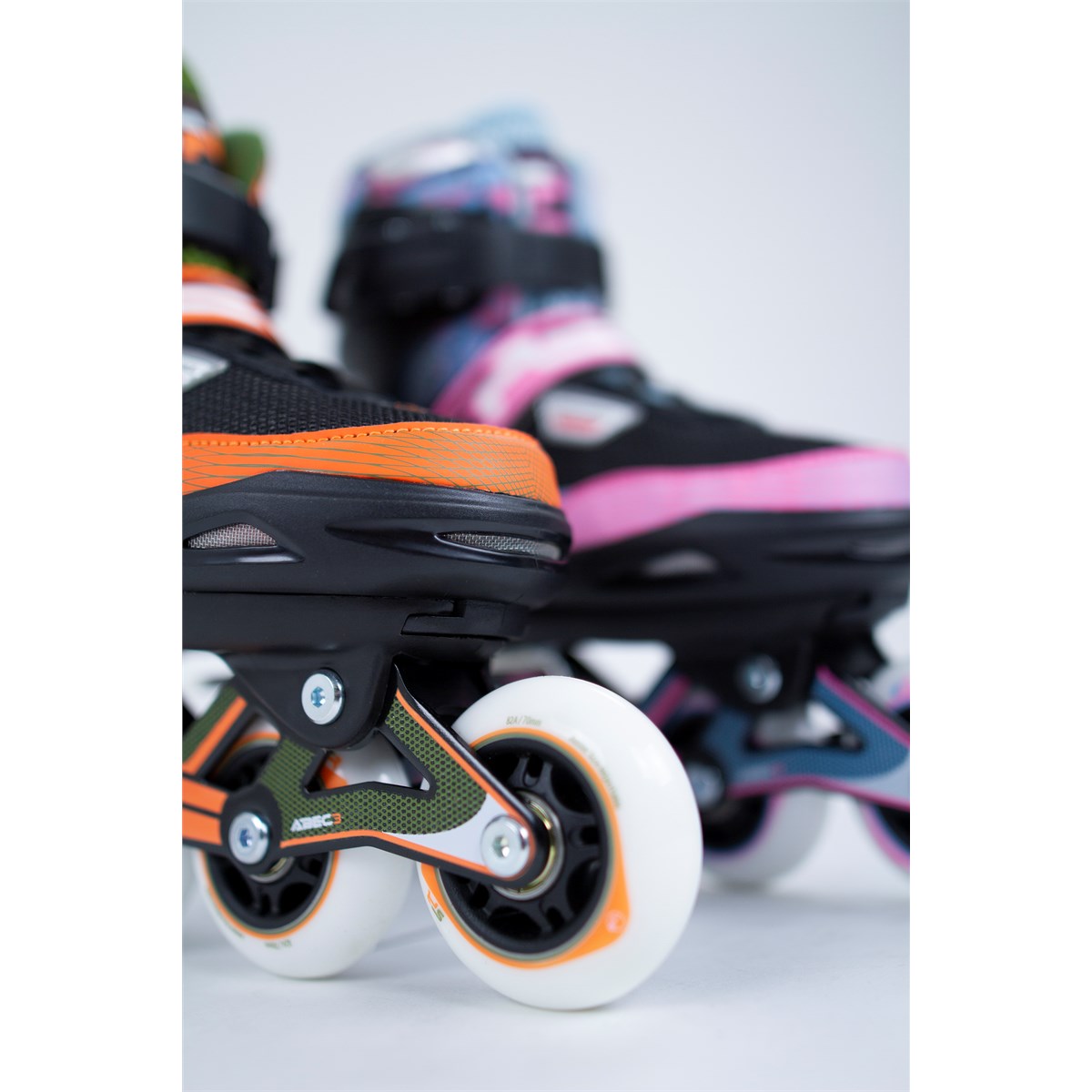 SFR Pixel Adjustable Children's Inline Skates - Blue/Pink