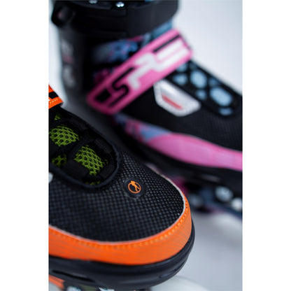 SFR Pixel Adjustable Children's Inline Skates - Blue/Pink