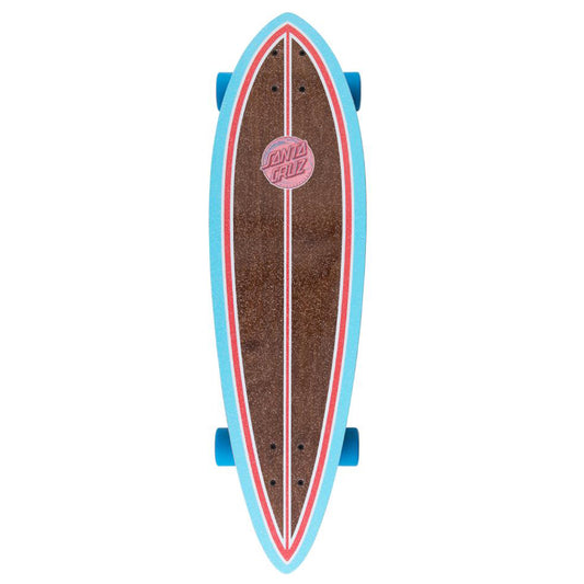 Santa Cruz Longboard Complete (UK) Decoder Wave Pintail Multi 9 IN