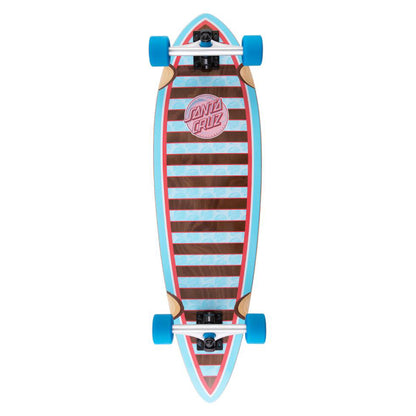 Santa Cruz Longboard Complete (UK) Decoder Wave Pintail Multi 9 IN