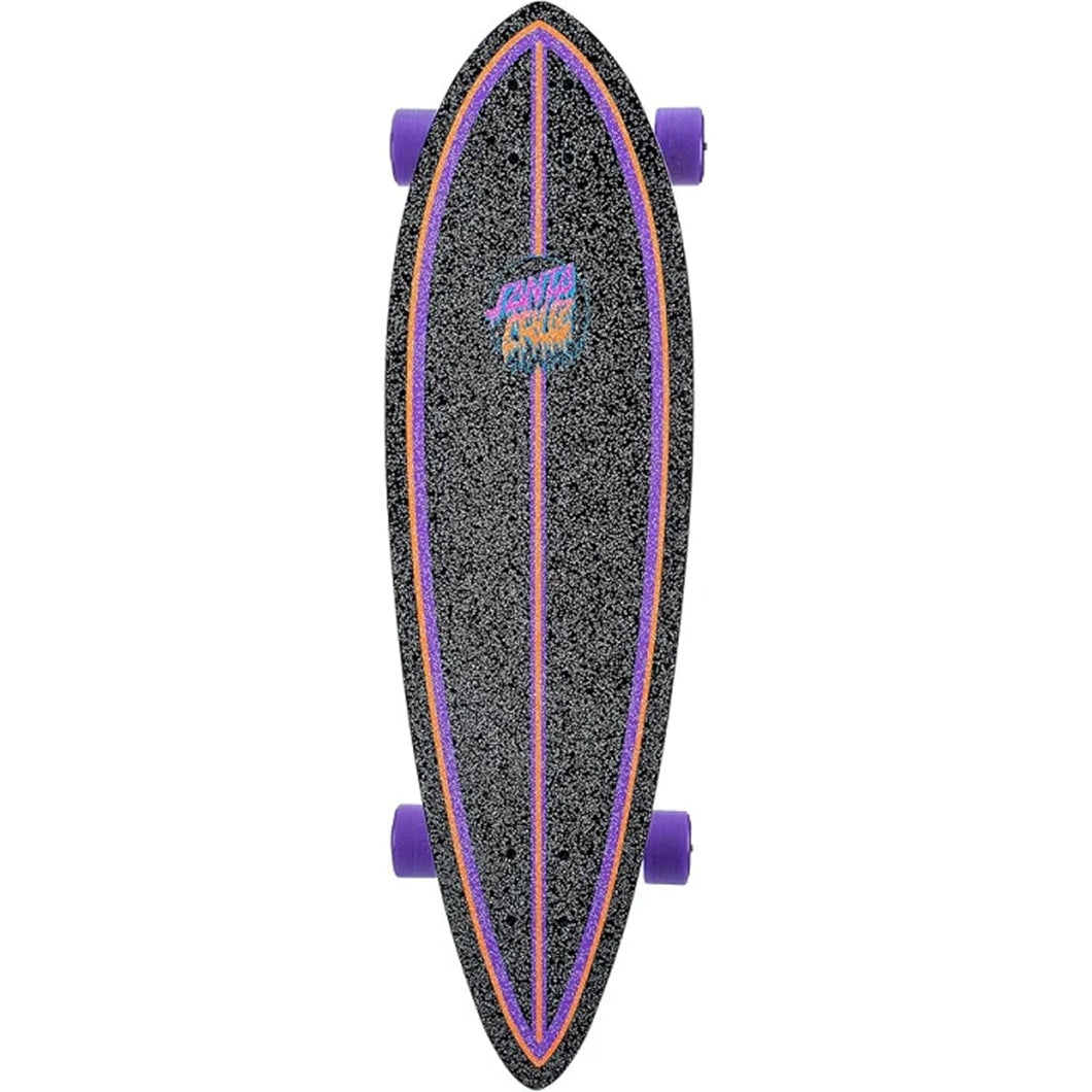Santa Cruz Longboard Complete (UK) Rad Dot Pintail Multi 9 IN