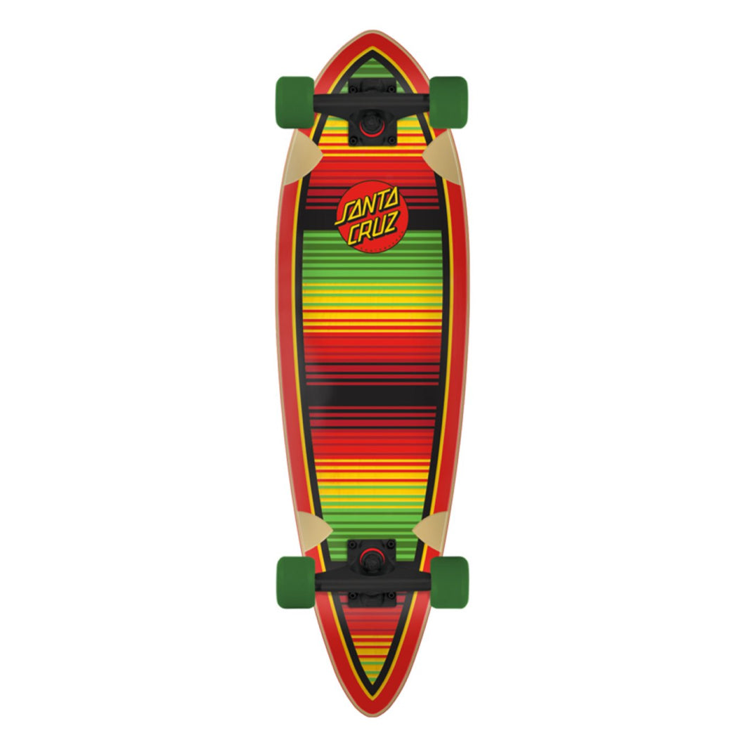 Santa Cruz Longboard Complete (UK) Serape Dot Pintail Multi 9.2 IN