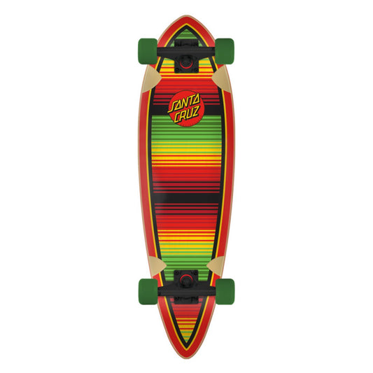 Santa Cruz Longboard Complete (UK) Serape Dot Pintail Multi 9.2 IN