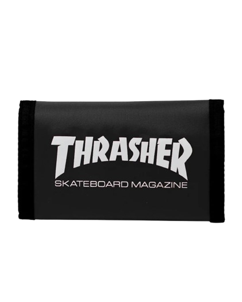 Thrasher Skate Mag Trifold Velcro Black