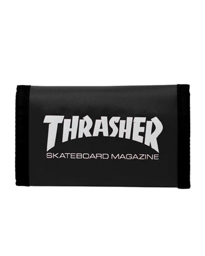 Thrasher Skate Mag Trifold Velcro Black