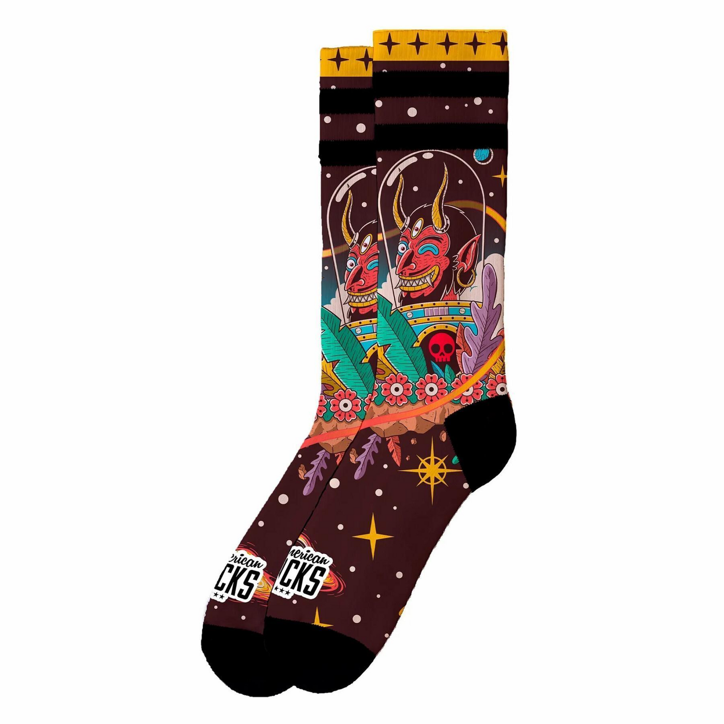 American Socks-Space Holidays-Mid High