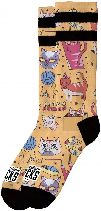 American Socks-Kittens-Mid High