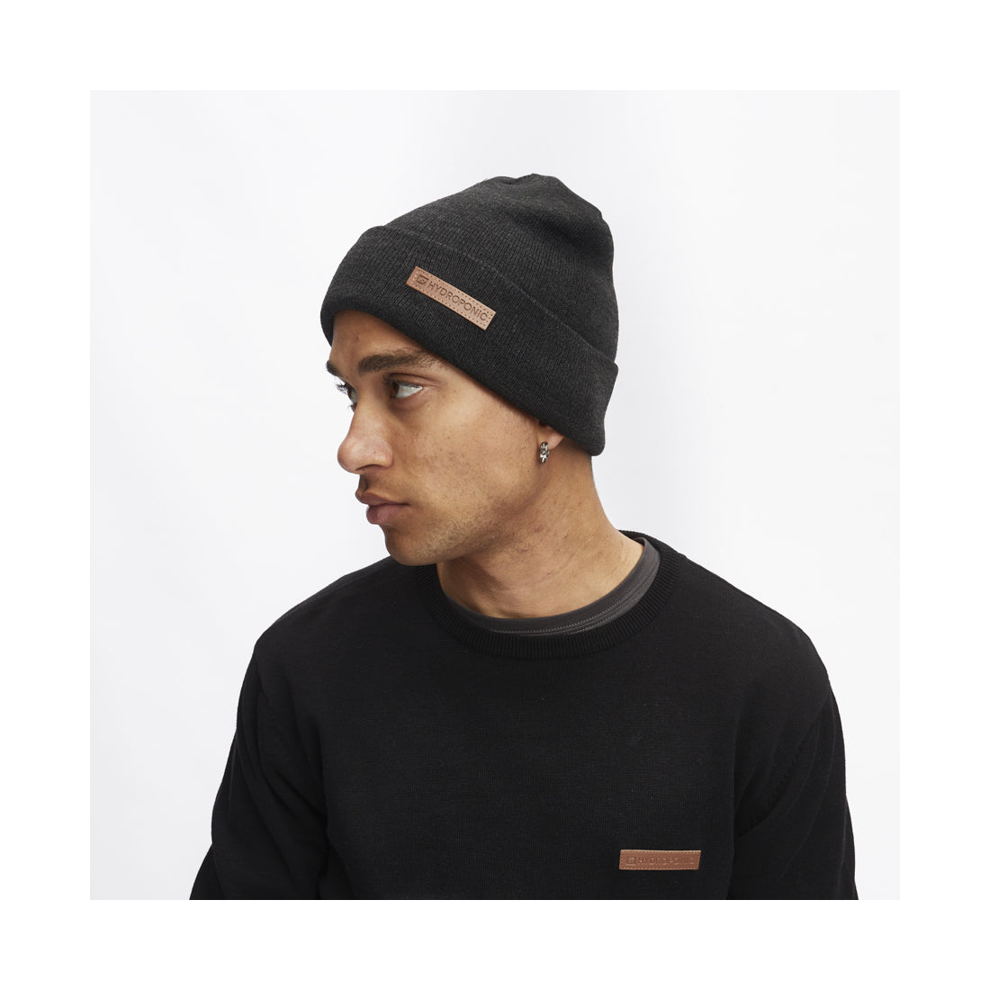 BEANIE ILLOURA HEATHER GREY