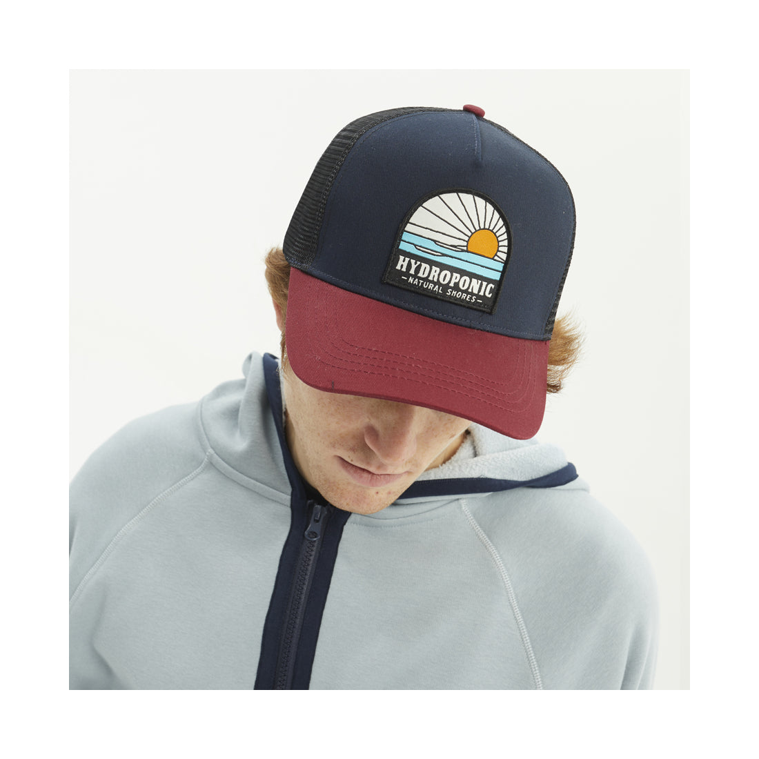 HYDROPONIC CAP SHORES NAVY / DARK RED