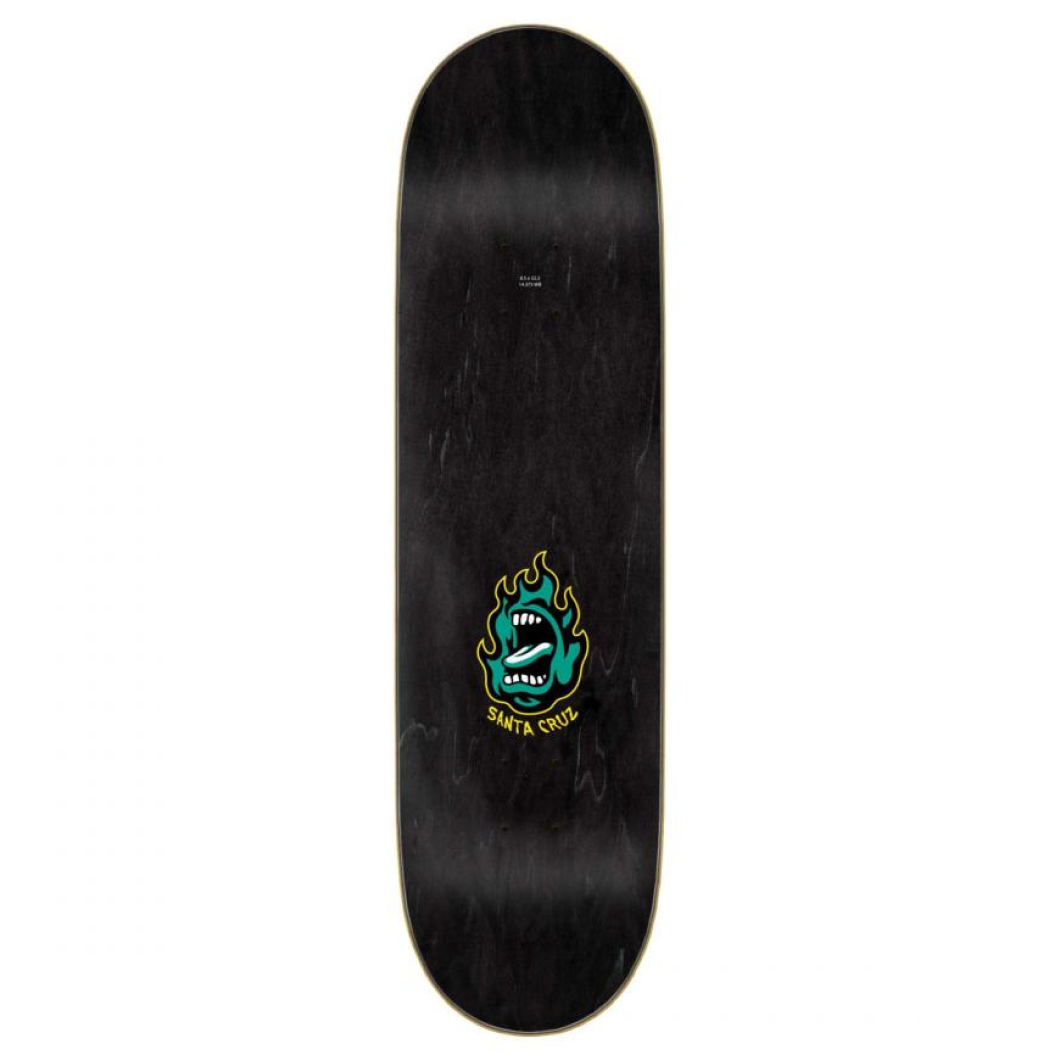 Santa Cruz Birch Deck (UK) Screaming Flame 7 Ply Birch Green 8.5 IN