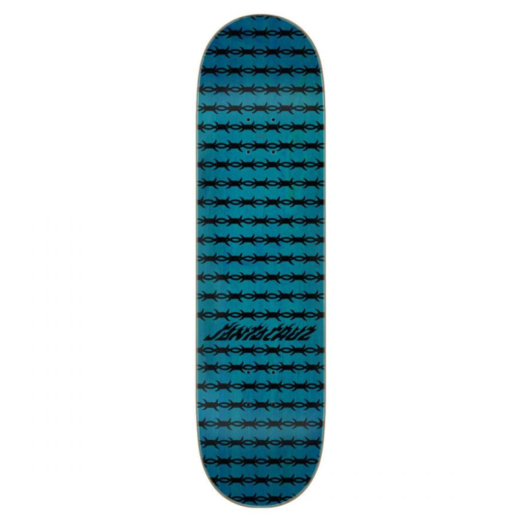 Santa Cruz Birch Deck (UK) Wired Flame Dot 7 Ply Birch Red 8.25 IN
