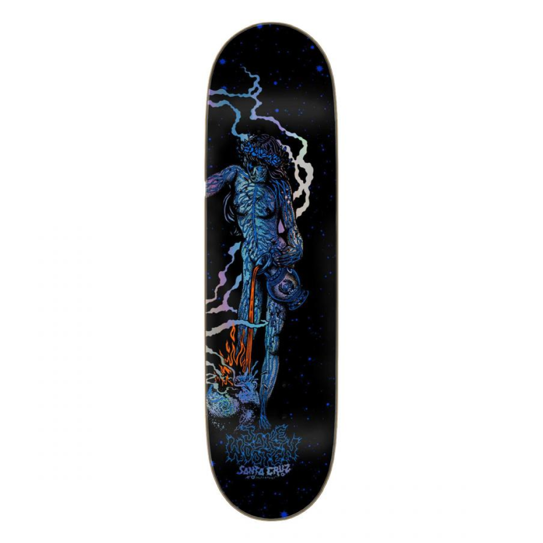 Santa Cruz VX Deck (UK) Wooten Part Two Black/Silver/Blue 8.5 IN