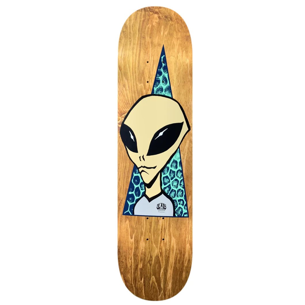 Alien Workshop Visitor Skateboard Deck (8.25" - Brown)