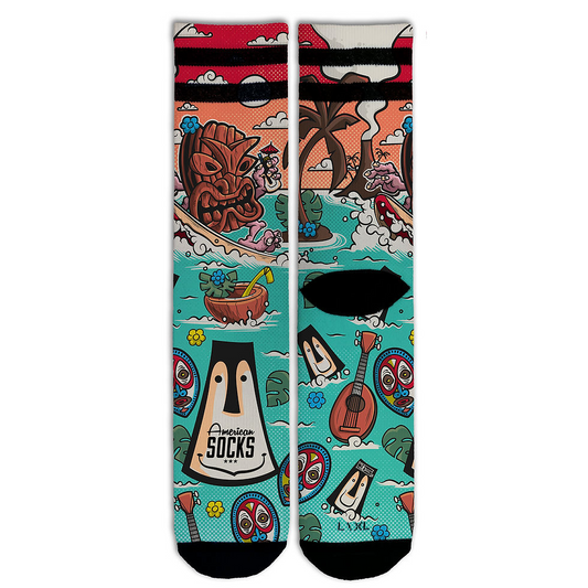 American Socks-Tiki Surf-Mid High