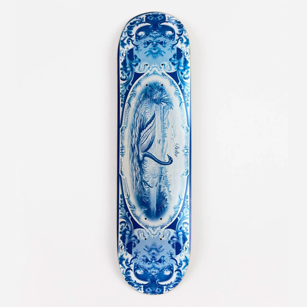 DELTA DISHES - BLUE - 8.125"