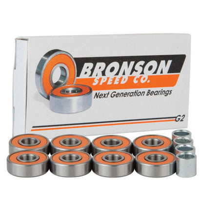 Bronson Speed Co. Bearings (UK) G2 (Pack of 8) 8 MM